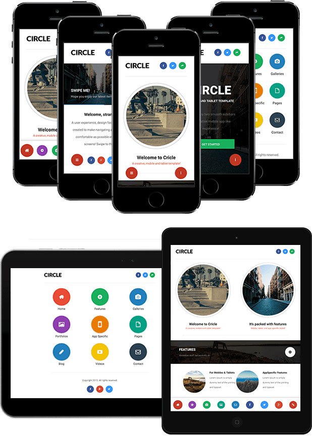 Circle-Mobile-Tablet-Responsive-Template
