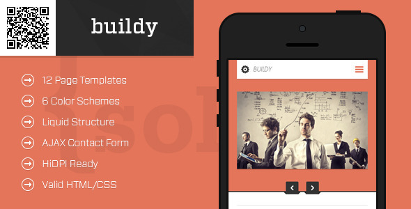 buildy-Mobile HTML-CSS Portfolio Template