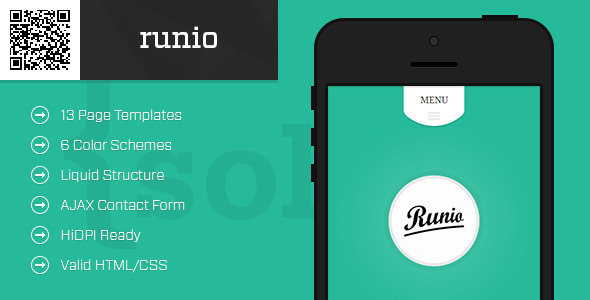 runio-mobile-htmlcss-portfolio-template