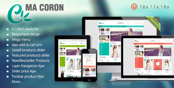 Coron - Fashion Responsive Magento Theme