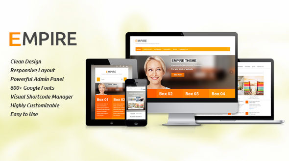 Empire-Clean and Responsive Multipurpose Theme
