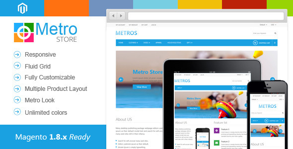 Metro Store-Responsive Premium Magento Theme