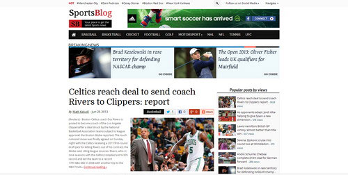 SportsBlog-WordPress-theme