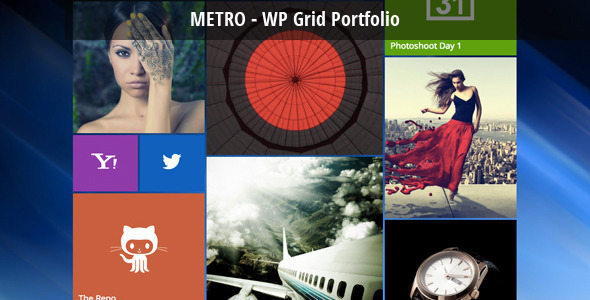 Metro - WordPress Grid Portfolio