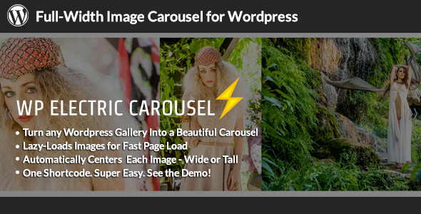 WP Electric Carousel - Full Width Lazy Load Slider