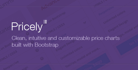 Pricely - Bootstrap Powered Price Charts