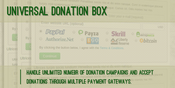 Universal Donation Box
