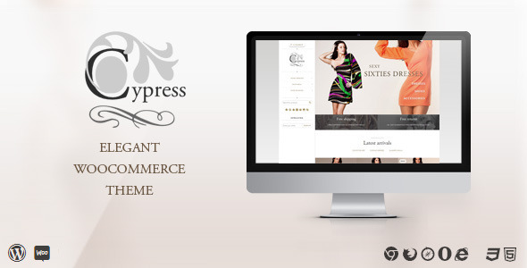Cypress - woocommerce theme