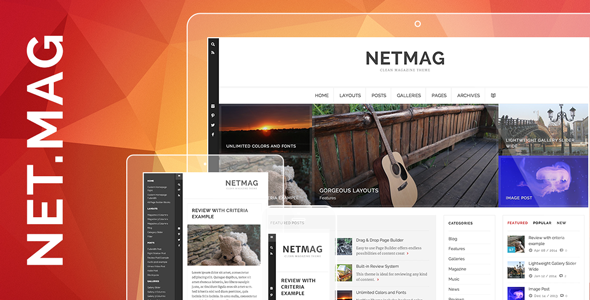 NetMag - Clean Review Magazine Theme