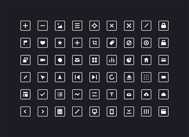 54-Free-Squared-Icons