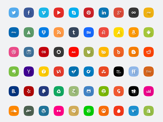 60-social-media-icons
