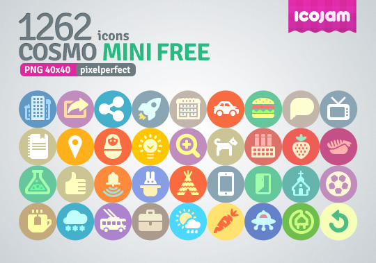 Cosmo 1262 icons mini