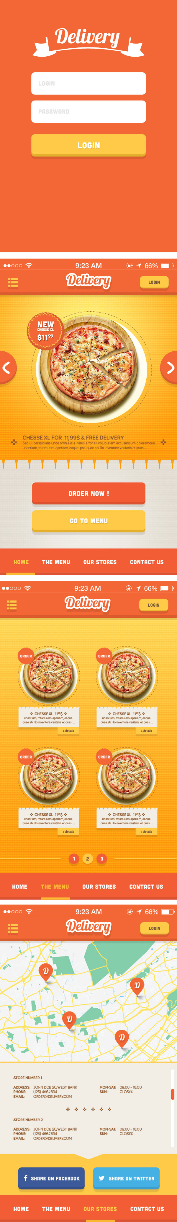 Delivery-App-for-iPhone-UI-Kit-PSD