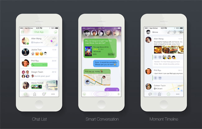 Smart-Chat-App-UI-PSD