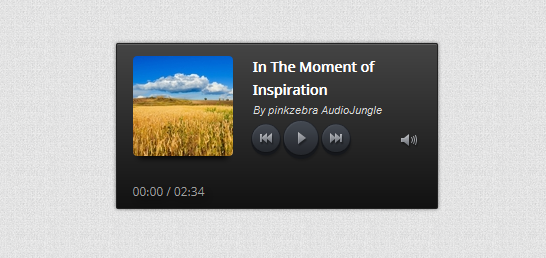 simple html5 audio player