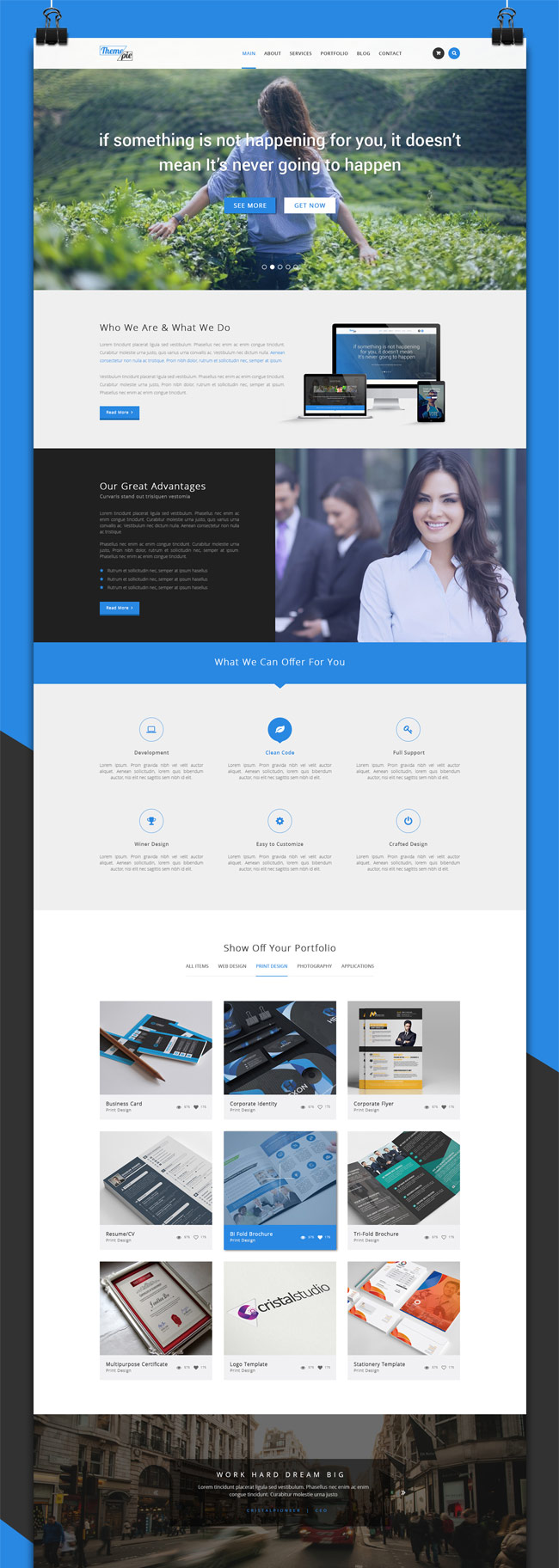 Portfolio Website Psd Templates Free Download