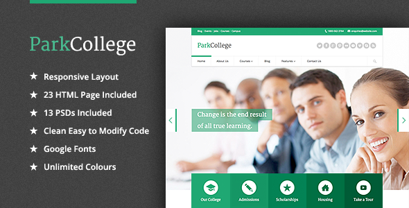 30 Best Free And Premium Education Website Templates 2019