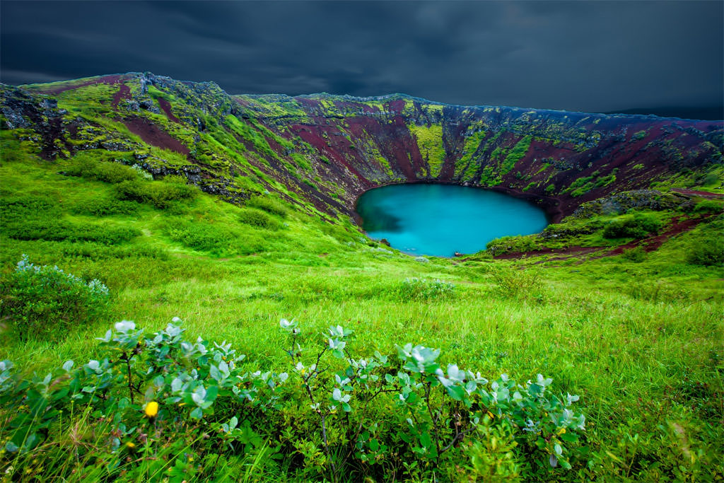 Can You Swim In Kerid Crater Lake In Iceland 16 Most Beautiful Crater Lakes From Around The World