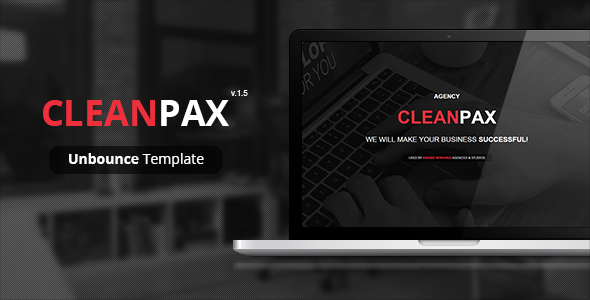 CleanPax - Unbounce Template
