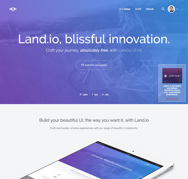 25  Free HTML Landing Page Templates 2017 DesignMaz