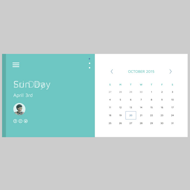 7 Best Free HTML5 CSS3 Calendar Widgets DesignMaz