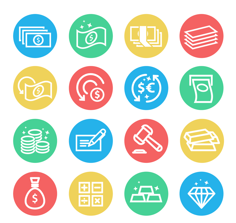 10 Free Baking And Money Icons Sets For Free Download