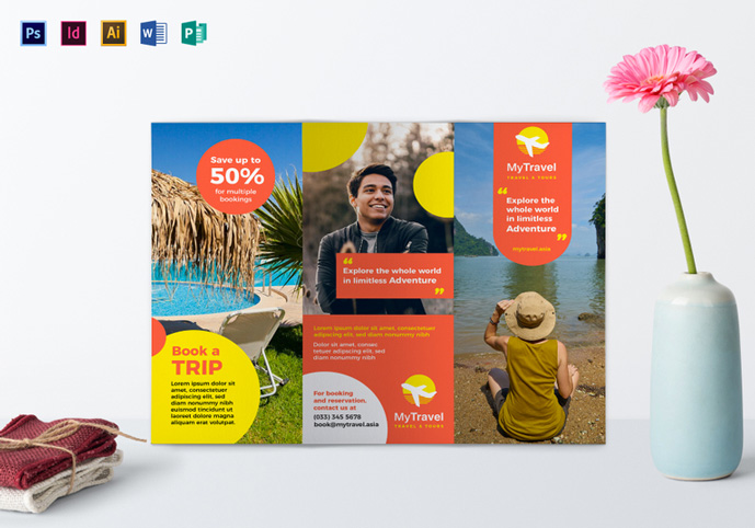 40+ Best Travel and Tourist Brochure Design Templates 2019 - Designmaz